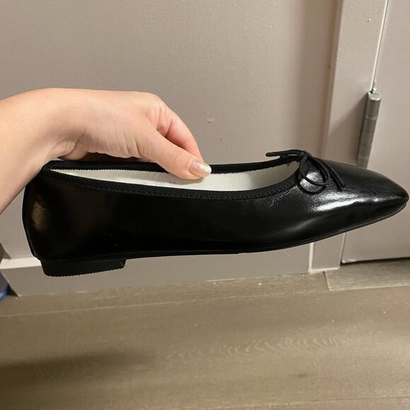 Peche Black Ballet Flats - Size 6 - Picture 4 of 6